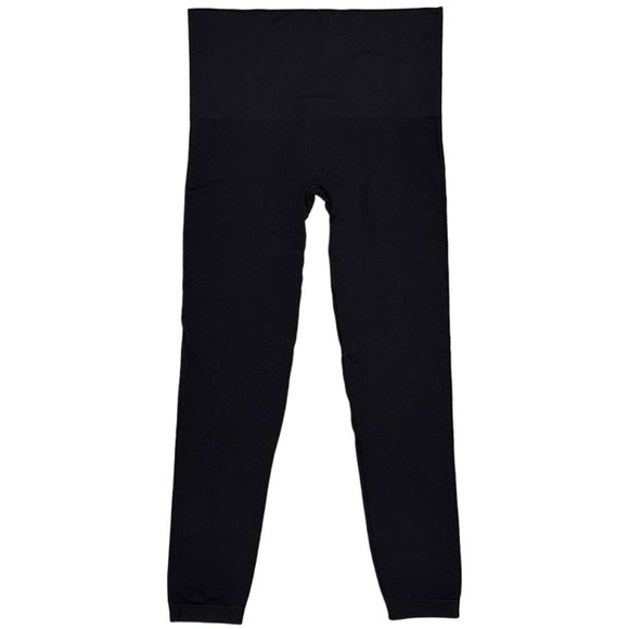 Spanx Look At Me Now Leggings Very Black Ankle Length Size XL REVOLVE FL3515 - Picture 2 of 14